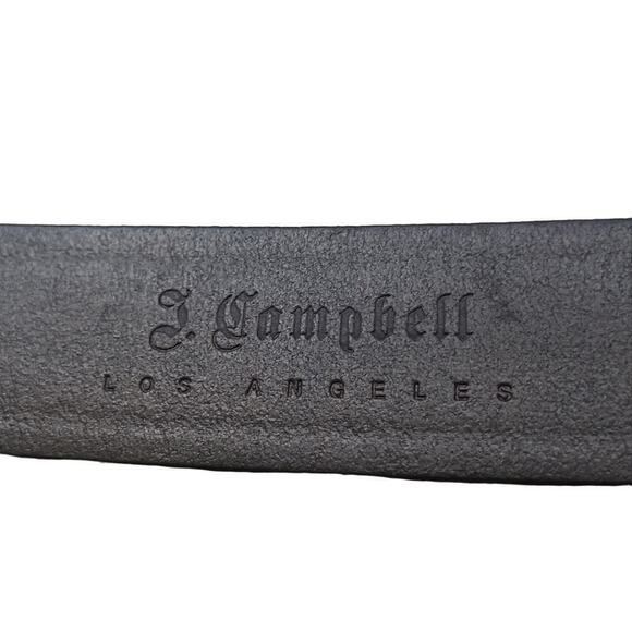 JEFFREY Campbell Italian Leather Distressed Belt Espresso 40 - Picture 4 of 6